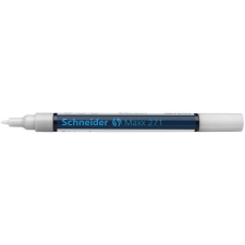 SCHNEIDER Lakkmarker, 1-2 mm, SCHNEIDER "Maxx 271", fehér filctoll, marker