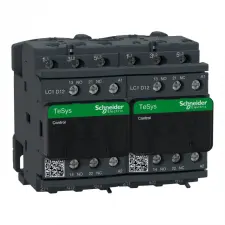 SCHNEIDER LC2D12G7 AC irányváltó, 5,5kW/12A (400V, AC3), csavaros csatlakozás,1Z+1NY villanyszerelés