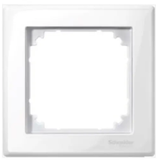 SCHNEIDER M-Smart keret 1-es polárfehér vízszintes és függőleges műanyag Schneider villanyszerelés