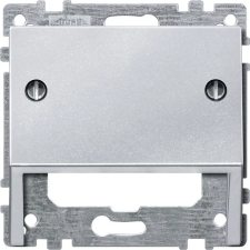 SCHNEIDER MERTEN Fedél, kommunikációs betétekhez, System-M, alumínium 464660 Schneider villanyszerelés