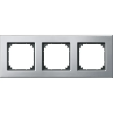 SCHNEIDER MERTEN M-Elegance hármas keret, platina (fém) 475360 Schneider villanyszerelés