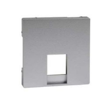 SCHNEIDER Merten-SM fedlap RJ11 telefoncsatlakozóhoz műanyag alumínium címketartó nélkül Schneider - MTN463560 villanyszerelés