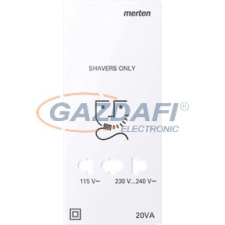 SCHNEIDER MTN2109-3435 MERTEN Fedlap borotva aljzathoz, D-Life, lótuszfehér villanyszerelés