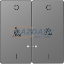 SCHNEIDER MTN3429-6036 MERTEN Dupla billentyű, szállodai funkciókhoz, D-Life, acél villanyszerelés