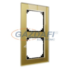 SCHNEIDER MTN4020-3241 MERTEN M-Elegance kettes keret, arany (üveg) villanyszerelés