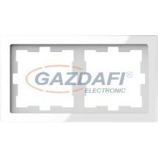 SCHNEIDER MTN4020-6520 MERTEN D-Life kettes keret, krisztályfehér villanyszerelés