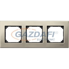 SCHNEIDER MTN403305 MERTEN M-Elegance hármas keret, titánium villanyszerelés