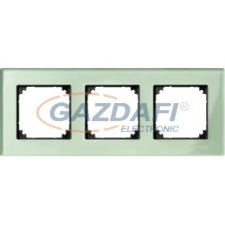 SCHNEIDER MTN404304 MERTEN M-Elegance hármas keret, smaragdzöld villanyszerelés