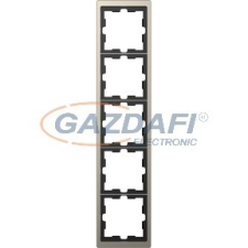 SCHNEIDER MTN4050-6550 MERTEN D-Life ötös keret, nikkel villanyszerelés