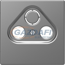 SCHNEIDER MTN4123-6036 MERTEN Antenna csatlakozó fedlap, 2+1 kimenettel, D-Life, acél villanyszerelés