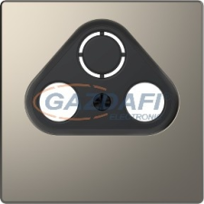 SCHNEIDER MTN4123-6050 MERTEN Antenna csatlakozó fedlap, 2+1 kimenettel, D-Life, nikkel villanyszerelés