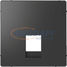 SCHNEIDER MTN4215-6034 MERTEN Fedlap RJ11/RJ12 aljzatokhoz, D-Life, antracit villanyszerelés