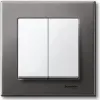 SCHNEIDER MTN432519 MERTEN Dupla billentyű, System-M, polárfehér