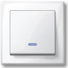 SCHNEIDER MTN436019 MERTEN Billentyű, fényjelzős funkciókhoz, System-M, polárfehér villanyszerelés