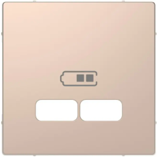 SCHNEIDER MTN4367-6051 MERTEN USB töltő burkolat, D-Life, pezsgő metál villanyszerelés