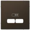 SCHNEIDER MTN4367-6052 MERTEN USB töltő burkolat, D-Life, mokka metál