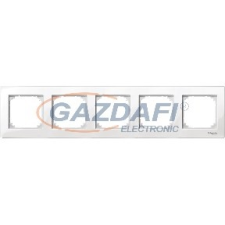 SCHNEIDER MTN515519 MERTEN M-Plan ötös keret, polárfehér villanyszerelés