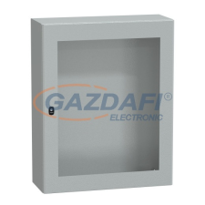 SCHNEIDER NSYS3D10830T S3D elosztószekrény 1000xW800xD300 üveg ajtóval villanyszerelés