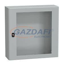 SCHNEIDER NSYS3D6620T S3D elosztószekrény H600xW600xD200 üveg ajtóval villanyszerelés