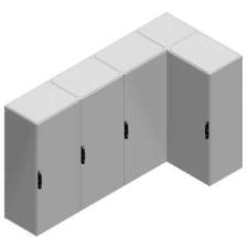 SCHNEIDER Összekötőkészlet standard 340mm-sz 65mm-ma 365mm-mé acél Spacial SF Schneider villanyszerelés