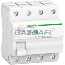 SCHNEIDER R9R01440 RESI9 áram-védőkapcsoló, A osztály, 4P, 40A, 30mA villanyszerelés