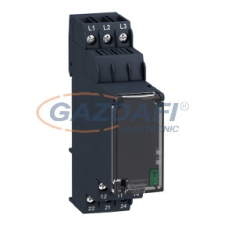 SCHNEIDER RM22TG20 Zelio Control háromfázisú fázisfigyelő relé, 2CO, 8A, 208…480VAC villanyszerelés