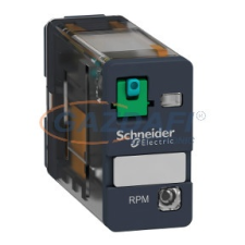 SCHNEIDER RPM12JD Zelio RPM teljesítményrelé, 1CO, 15A, 12VDC, tesztgomb, LED villanyszerelés