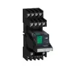 SCHNEIDER RXM2AB2BDPVM Zelio RXM miniatűr relé, 2CO, 12A, 24VDC, tesztgomb, LED, vegyes elrendezésű