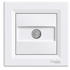 SCHNEIDER SCHNEIDER EPH3200121 ASFORA Fehér TV aljzat végzáró 1 dB villanyszerelés