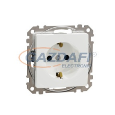 SCHNEIDER SDD111021 ÚJ SEDNA 2P+F csatlakozóaljzat biztonsági zsaluval, csavaros bekötés, 16A, fehér villanyszerelés