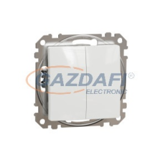 SCHNEIDER SDD111105 ÚJ SEDNA Csillárkapcsoló, rugós bekötés, 10AX, (105), fehér villanyszerelés