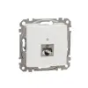 SCHNEIDER SDD111466S ÚJ SEDNA 1xRJ45 Cat6A STP aljzat, fehér