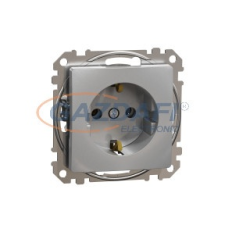 SCHNEIDER SDD113025 ÚJ SEDNA 2P+F csatlakozóaljzat, csavaros bekötés, 16A, alumínium villanyszerelés