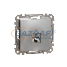 SCHNEIDER SDD113461S ÚJ SEDNA 1xRJ45 Cat6 STP aljzat, alumínium villanyszerelés