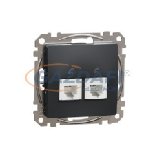 SCHNEIDER SDD114492 ÚJ SEDNA 2xRJ11 aljzat, antracit villanyszerelés