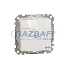 SCHNEIDER SDD211131 ÚJ SEDNA Egypólusú nyomó csengőjellel, rugós bekötés, 10A, IP44, fehér villanyszerelés