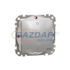 SCHNEIDER SDD213102 ÚJ SEDNA Kétpólusú kapcsoló, rugós bekötés, 10AX, IP44, alumínium villanyszerelés