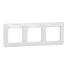 SCHNEIDER SDD311803 SEDNA DESIGN Hármas keret, univerzális, fehér