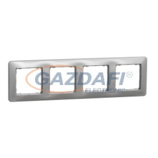 SCHNEIDER SDD313804 SEDNA DESIGN Négyes keret, univerzális, alumínium villanyszerelés