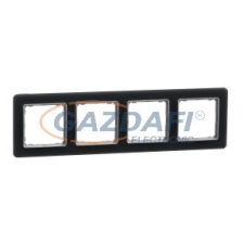 SCHNEIDER SDD362804 SEDNA ELEMENTS Négyes keret, univerzális, füstkvarc villanyszerelés