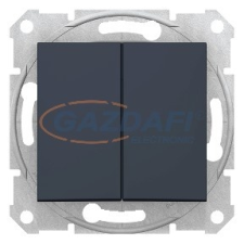 SCHNEIDER SDN0300170 SEDNA Csillárkapcsoló, rugós bekötés, 10AX, grafit (105) villanyszerelés