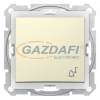 SCHNEIDER SDN0800347 SEDNA Egypólusú nyomó csengőjellel, rugós bekötés, 10A, IP44, bézs