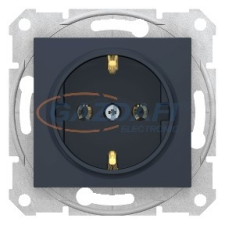 SCHNEIDER SDN3000570 SEDNA 2P+F csatlakozóaljzat, csavaros bekötés, 16A, grafit villanyszerelés