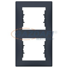 SCHNEIDER SDN5801170 SEDNA Kettes keret, függőleges, grafit villanyszerelés