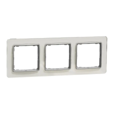 SCHNEIDER SEDNA ELEMENTS Hármas keret, univerzális, opál villanyszerelés