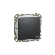 SCHNEIDER SednaÚj 106 váltókapcsoló betét adapterrel antracit süllyesztett rugós IP44 Schneider - SDD214106 villanyszerelés