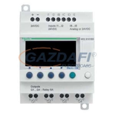 SCHNEIDER SR3B101B 10 I/O, relés, óra, 24VAC villanyszerelés