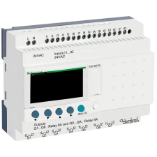 SCHNEIDER SR3B261B 26 I/O, relés, óra, 24VAC villanyszerelés