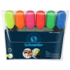  SCHNEIDER Szövegkiemelő készlet, 1-5 mm, SCHNEIDER "Job 150", 6 különböző szín