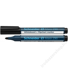 SCHNEIDER Tábla- és flipchart marker, 1-3 mm, kúpos, SCHNEIDER Maxx 290, fekete (TSC290FK) filctoll, marker